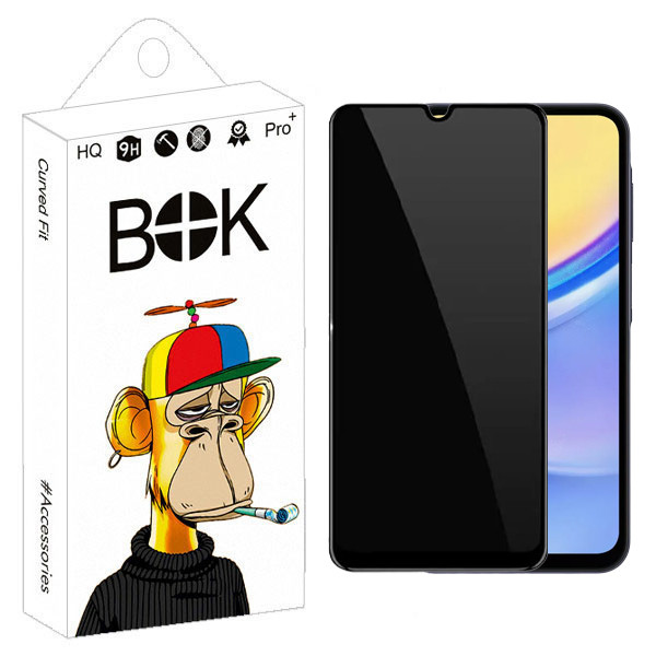 محافظ صفحه نمایش حریم شخصی بوک مدل Hidden View مناسب برای گوشی موبایل سامسونگ Galaxy a16