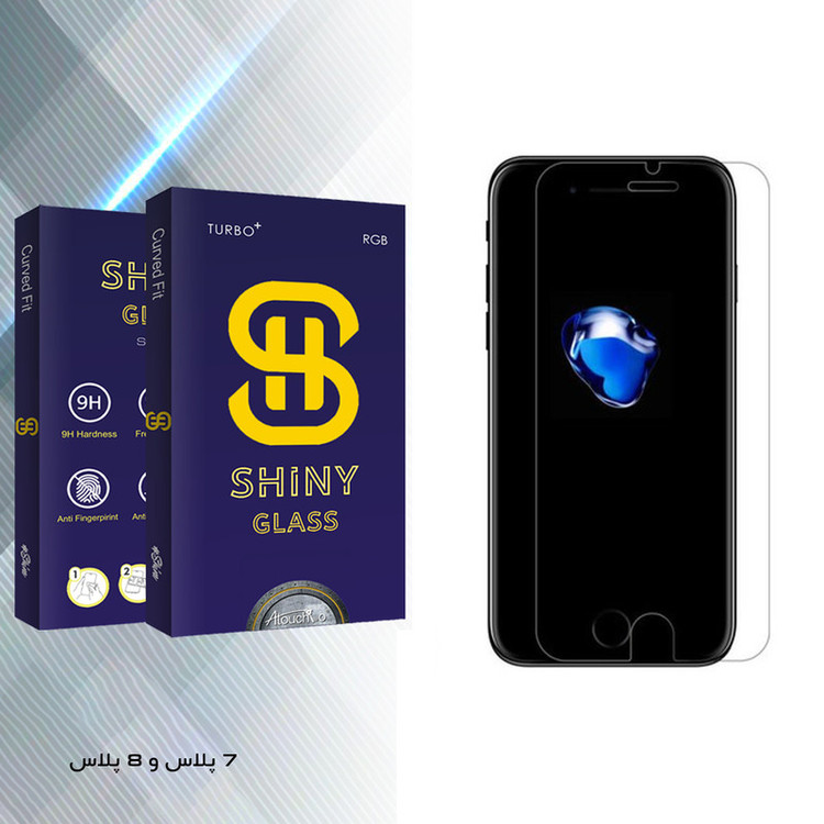 محافظ صفحه نمایش آتوچبو مدل Shiny Glass مناسب برای گوشی موبایل اپل iPhone 7 /8 Plus