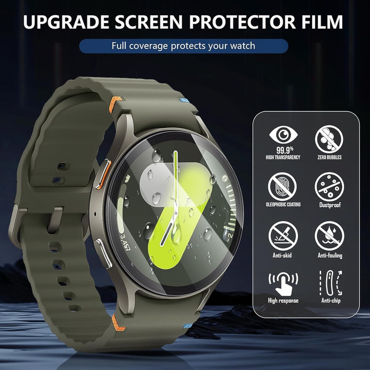 محافظ صفحه نمایش شیشه ای بادیگارد مدل GW مناسب برای ساعت هوشمند سامسونگ Galaxy Watch 7 40 mm