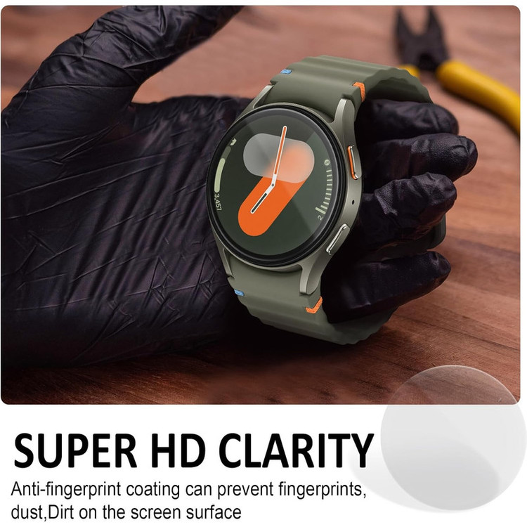 محافظ صفحه نمایش شیشه ای بادیگارد مدل GW مناسب برای ساعت هوشمند سامسونگ Galaxy Watch 7 40 mm