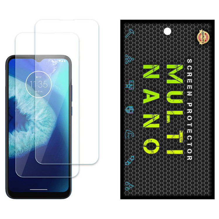 محافظ صفحه نمایش مولتی نانو مدل X-S2N مناسب برای گوشی موبایل موتورولا Moto G8 Power Lite بسته دو عددی