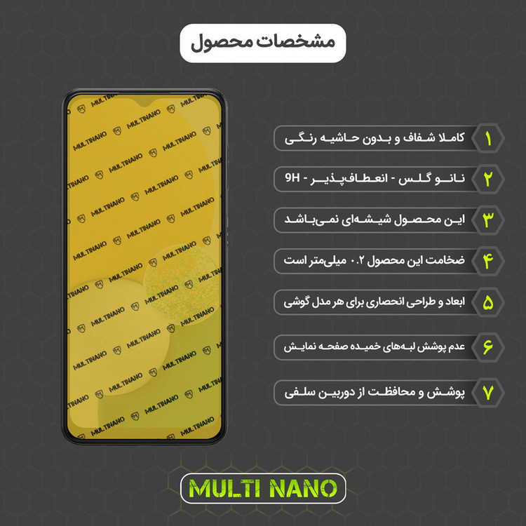 محافظ صفحه نمایش مولتی نانو مدل X-SFM مناسب برای گوشی موبایل سامسونگ Galaxy A13 5G به همراه برچسب پوششی