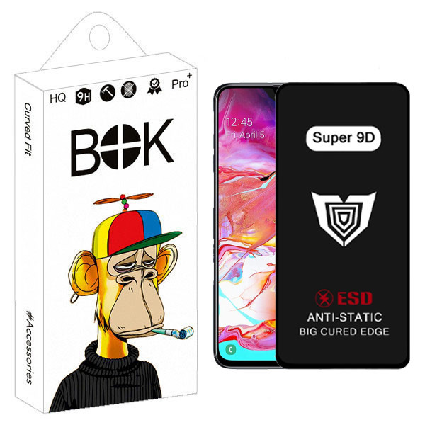 محافظ صفحه نمایش بوک مدل Super 9D Pro مناسب برای گوشی موبایل سامسونگ galaxy A70 / A70s / A42 / A32 5G / M42