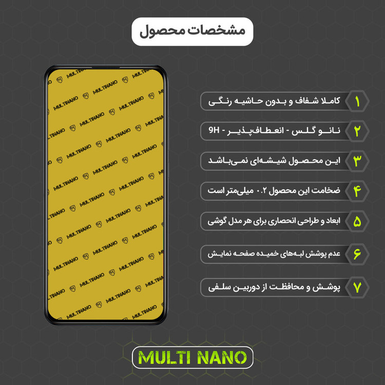 محافظ صفحه نمایش مولتی نانو مدل X-S2N مناسب برای گوشی موبایل شیائومی Redmi 8A بسته دو عددی