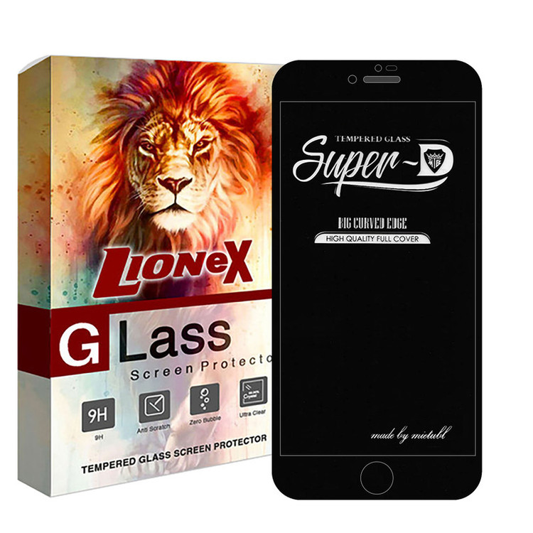 محافظ صفحه نمایش لایونکس مدل SUPERLIONEX مناسب برای گوشی موبایل اپل iPhone SE 2022 / SE 2020