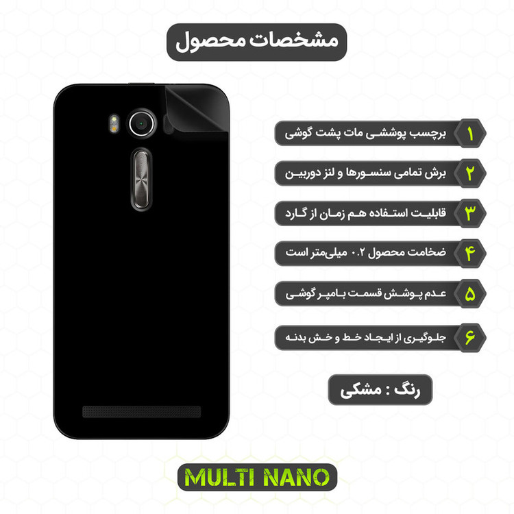 محافظ صفحه نمایش مولتی نانو مدل X-SFM مناسب برای گوشی موبایل ایسوس Zenfone 2 Laser 5 in / ZE500KL / ZE500KG به همراه برچسب پوششی
