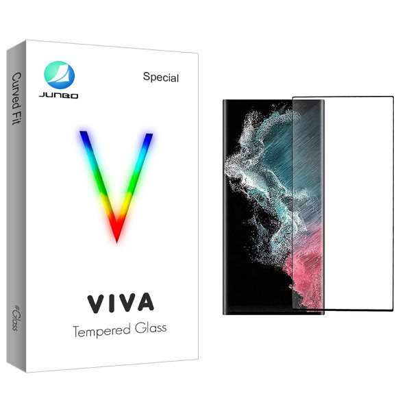 محافظ صفحه نمایش شیشه ای جانبو مدل Viva FLGL مناسب برای گوشی موبایل سامسونگ Galaxy S23 Ultra