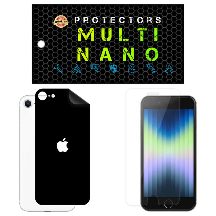 محافظ صفحه نمایش مولتی نانو مدل X-SFM مناسب برای گوشی موبایل اپل iPhone SE 2020 به همراه برچسب پوششی