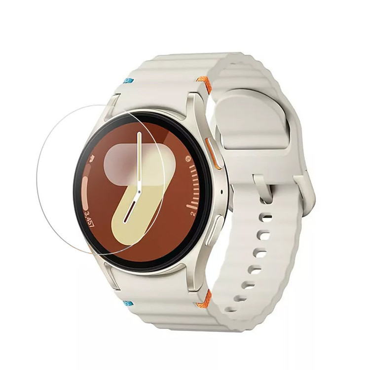 محافظ صفحه نمایش شیشهای امگلس مدل Glass-MG مناسب برای ساعت هوشمند سامسونگ Galaxy Watch 7 44mm