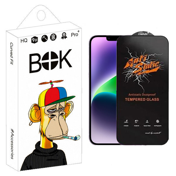 محافظ صفحه نمایش بوک مدل Antistatic Guard مناسب برای گوشی موبایل اپل iphone 13 Pro Max / 14 Plus
