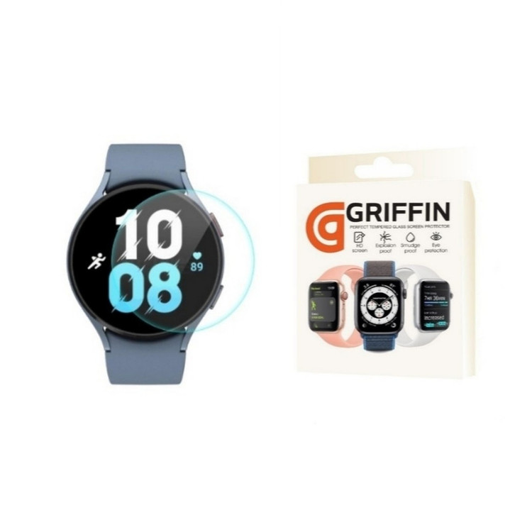 محافظ صفحه نمایش گریفین مدل شیشه ای مناسب برای ساعت هوشمند سامسونگ Galaxy watch 5 40mm