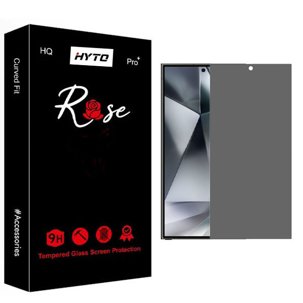 محافظ صفحه نمایش حریم شخصی هیتو مدل Rose Privacy مناسب برای گوشی موبایل سامسونگ Galaxy S24 Ultra