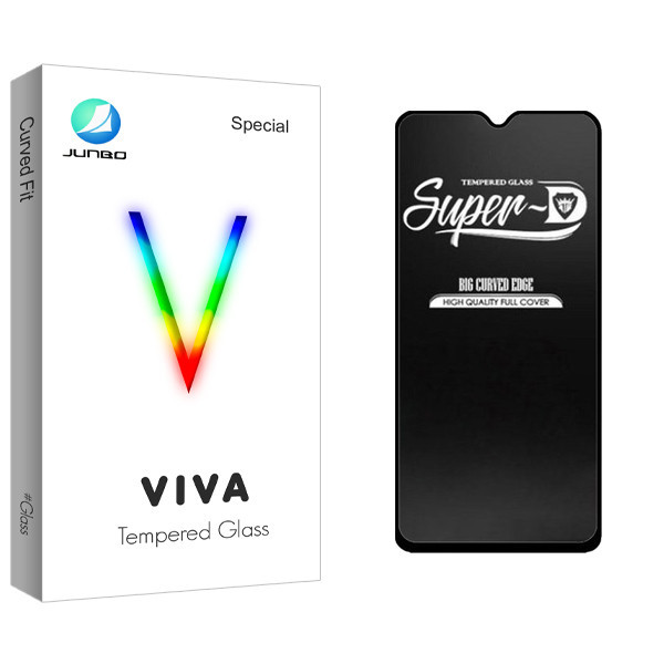 محافظ صفحه نمایش شیشه ای جانبو مدل Viva Glass Super-D مناسب برای گوشی موبایل سامسونگ GALAXY A10