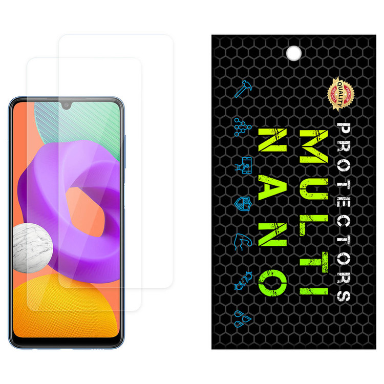 محافظ صفحه نمایش مولتی نانو مدل X-S2N مناسب برای گوشی موبایل سامسونگ Galaxy M22 بسته دو عددی
