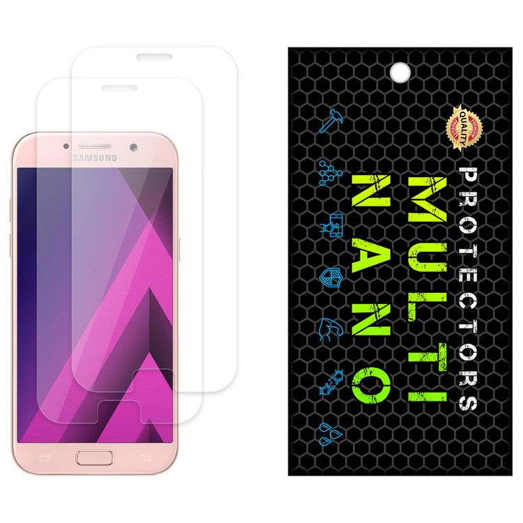 محافظ صفحه نمایش مولتی نانو مدل X-S2N مناسب برای گوشی موبایل سامسونگ Galaxy A3 2017 بسته دو عددی