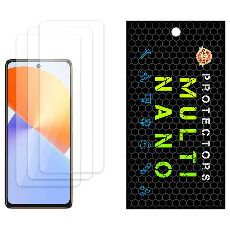 محافظ صفحه نمایش مولتی نانو مدل X-S3N مناسب برای گوشی موبایل اینفینیکس Note 30 بسته سه عددی