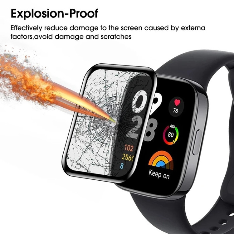 محافظ صفحه نمایش بادیگارد مدل PMMA مناسب برای ساعت هوشمند شیائومی Redmi Watch 3 Active بسته 2 عددی