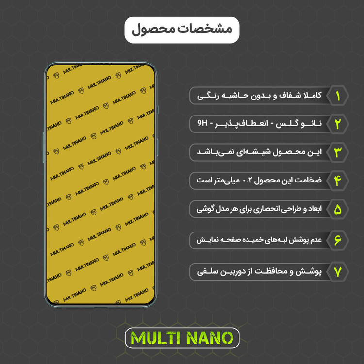 محافظ صفحه نمایش مولتی نانو مدل X-S2N مناسب برای گوشی موبایل وان پلاس Nord 2 بسته دو عددی