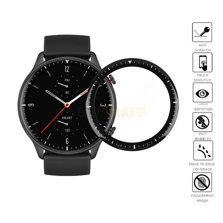 محافظ صفحه نمایش بادیگارد مدل PMMA مناسب برای ساعت هوشمند امیزفیت Huami Amazfit GTR 2