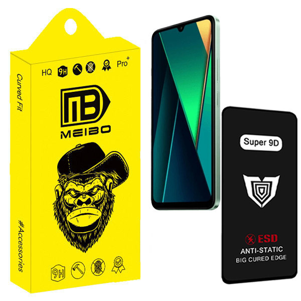 محافظ صفحه نمایش میبو مدل Super 9D مناسب برای گوشی موبایل شیائومی Redmi 14C / A3X / C75