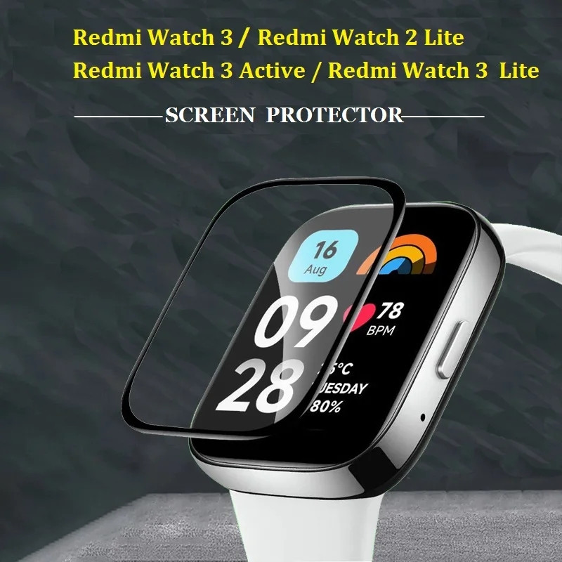 محافظ صفحه نمایش بادیگارد مدل PMMA مناسب برای ساعت هوشمند شیائومی Redmi Watch 3 Active بسته 3 عددی
