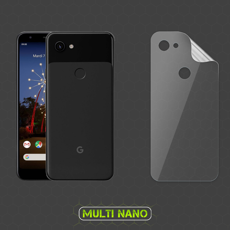 محافظ صفحه نمایش مولتی نانو مدل X-SFT مناسب برای گوشی موبایل گوگل Pixel 3A به همراه محافظ پشت