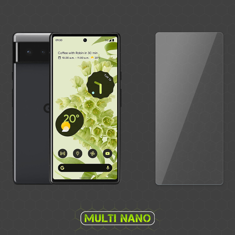 محافظ صفحه نمایش مولتی نانو مدل X-SFT مناسب برای گوشی موبایل گوگل Pixel 6 به همراه محافظ پشت