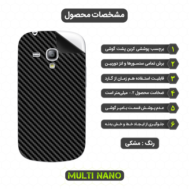 برچسب پوششی مولتی نانو مدل X-F1C مناسب برای گوشی موبایل سامسونگ Galaxy S3 Mini