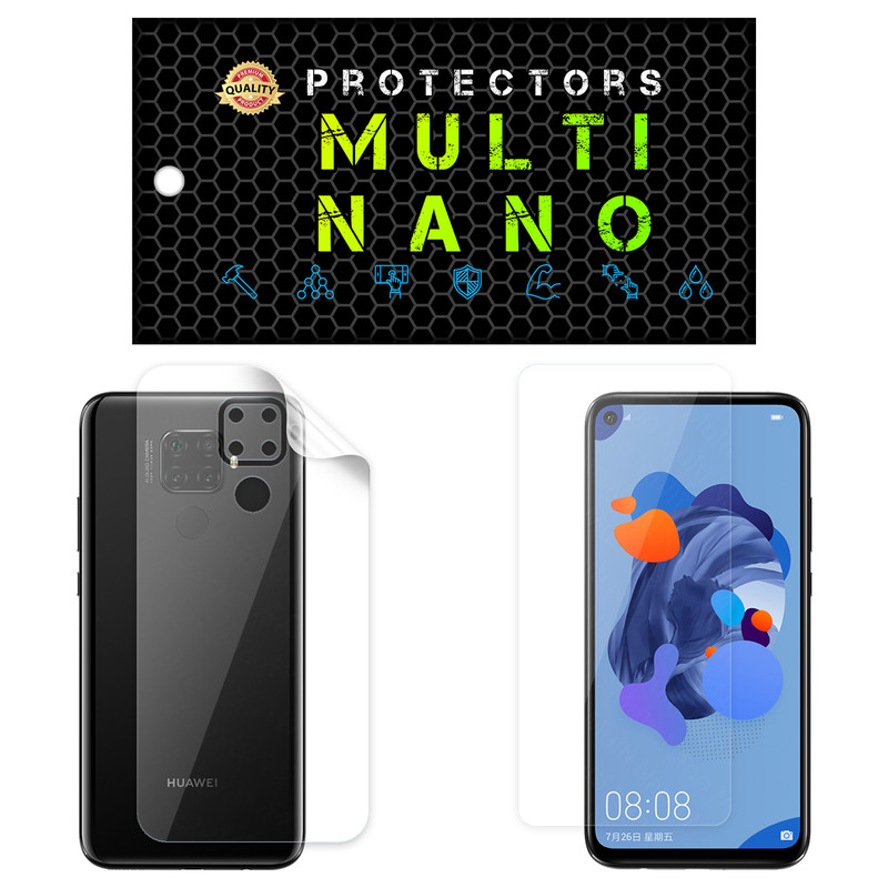 محافظ صفحه نمایش مولتی نانو مدل X-SFT مناسب برای گوشی موبایل هوآوی Nova 5Z به همراه محافظ پشت