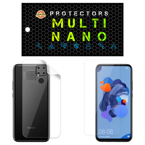 محافظ صفحه نمایش مولتی نانو مدل X-SFT مناسب برای گوشی موبایل هوآوی Nova 5Z به همراه محافظ پشت