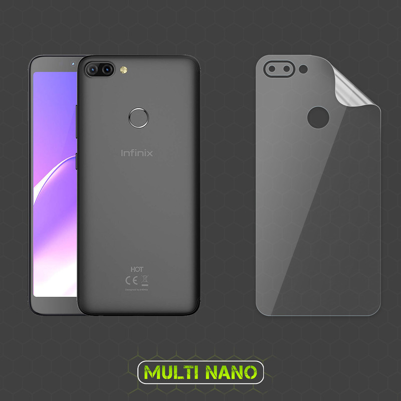 محافظ صفحه نمایش مولتی نانو مدل X-SFT مناسب برای گوشی موبایل اینفینیکس Hot 6 Pro به همراه محافظ پشت