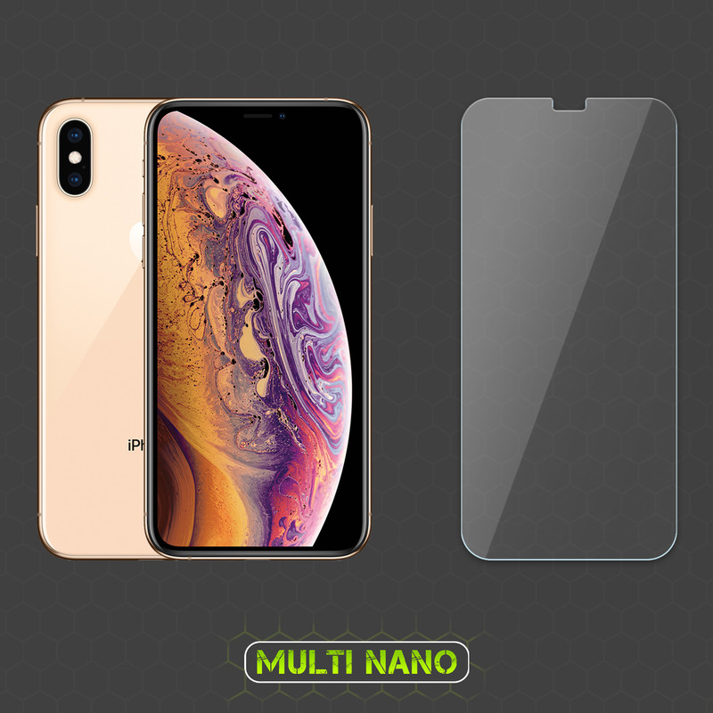 محافظ صفحه نمایش مولتی نانو مدل X-S2N مناسب برای گوشی موبایل اپل iPhone 10s بسته دو عددی
