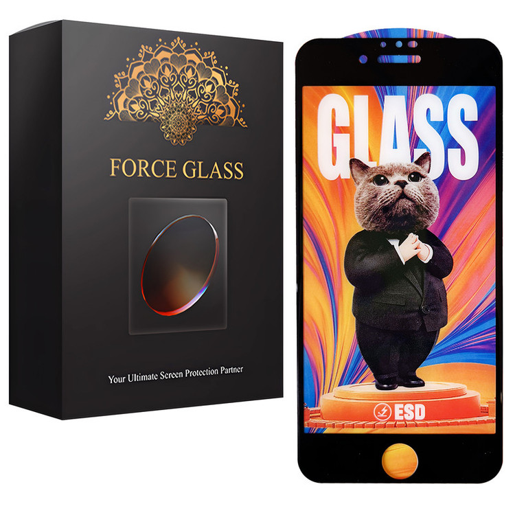 محافظ صفحه نمایش فورس گلس مدل SUPERCAT مناسب برای گوشی موبایل اپل iPhone 6S