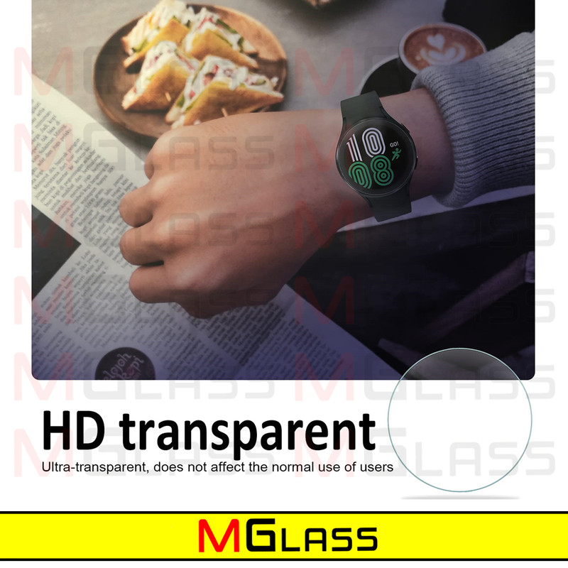 محافظ صفحه نمایش شیشهای امگلس مدل SH-MG مناسب برای ساعت هوشمند سامسونگ Galaxy watch 6 Classic 47mm بسته دو عددی