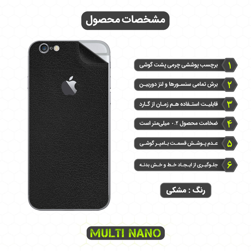 برچسب پوششی مولتی نانو مدل X-F1L مناسب برای گوشی موبایل اپل iPhone 6S