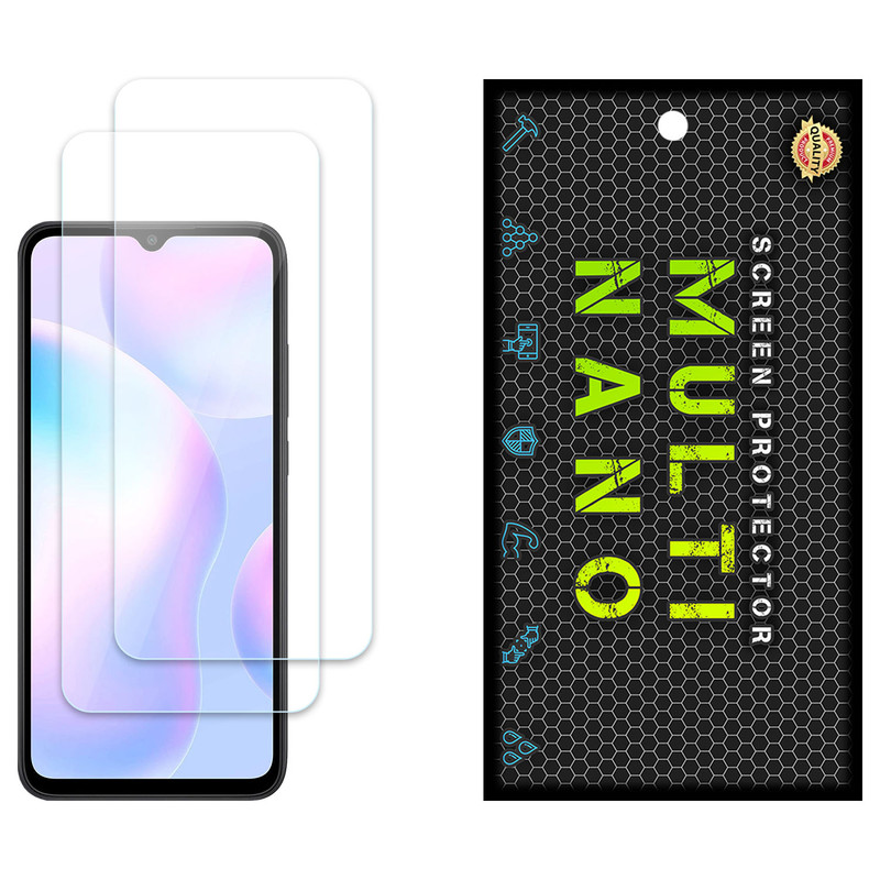 محافظ صفحه نمایش مولتی نانو مدل X-S2N مناسب برای گوشی موبایل شیائومی Redmi 9A بسته دو عددی