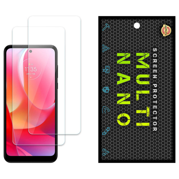 محافظ صفحه نمایش مولتی نانو مدل X-S2N مناسب برای گوشی موبایل موتورولا Moto G Power 2022 بسته دو عددی