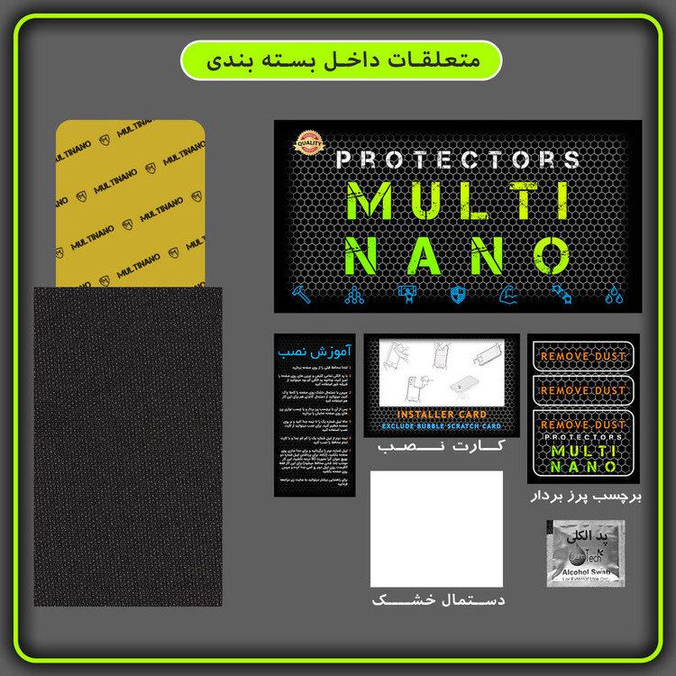 محافظ صفحه نمایش مولتی نانو مدل X-S2N مناسب برای گوشی موبایل موتورولا Moto G52 بسته دو عددی