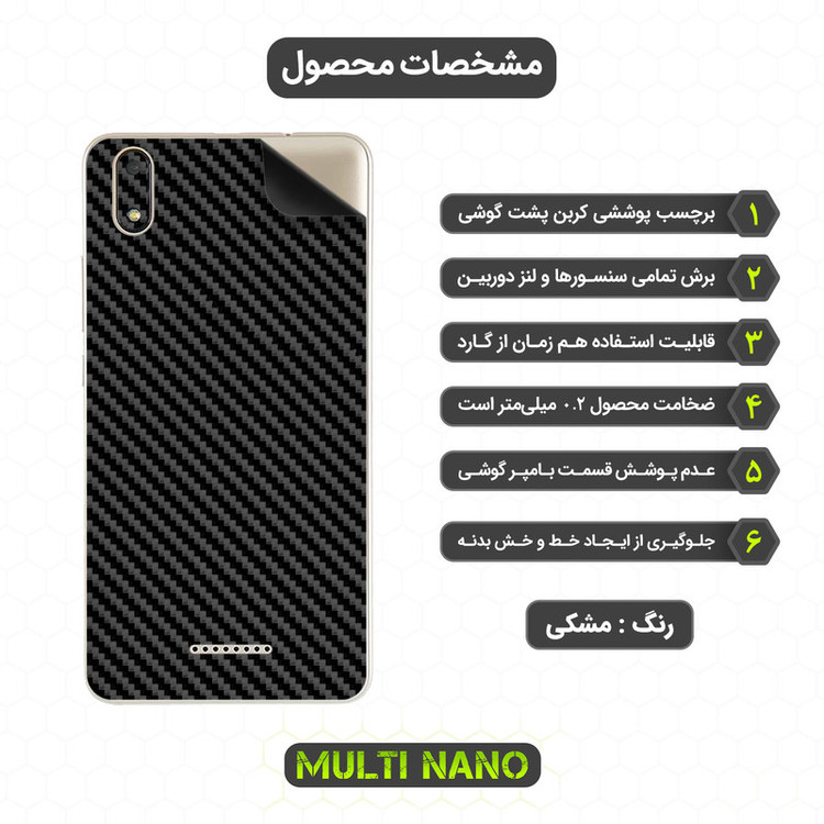 برچسب پوششی مولتی نانو مدل X-F1C مناسب برای گوشی موبایل اسمارت Slide Lite / S3740