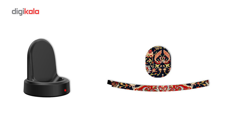 بسته 2 عددی برچسب ماهوت مدل Iran-carpet Design مناسب برای ساعت هوشمند Samsung Gear S3 Frontier
