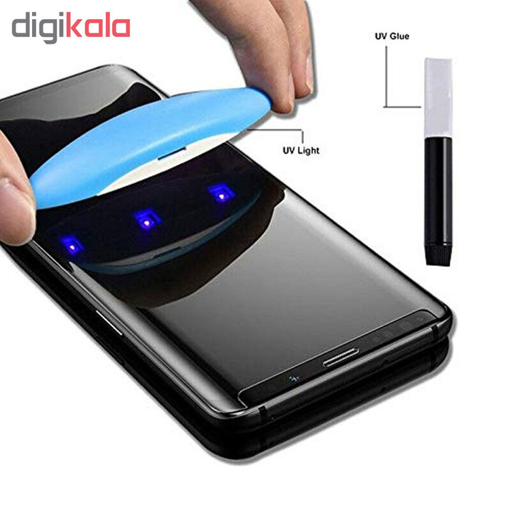 محافظ صفحه نمایش یووی لایت تراستکتور مدل UVT مناسب برای گوشی موبایل سامسونگ Galaxy S9 Plus