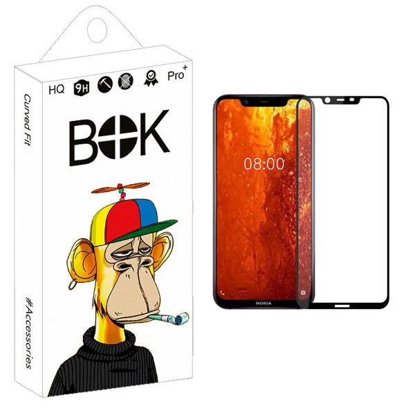 محافظ صفحه نمایش بوک مدل Transparent Full مناسب برای گوشی موبایل نوکیا 8.1