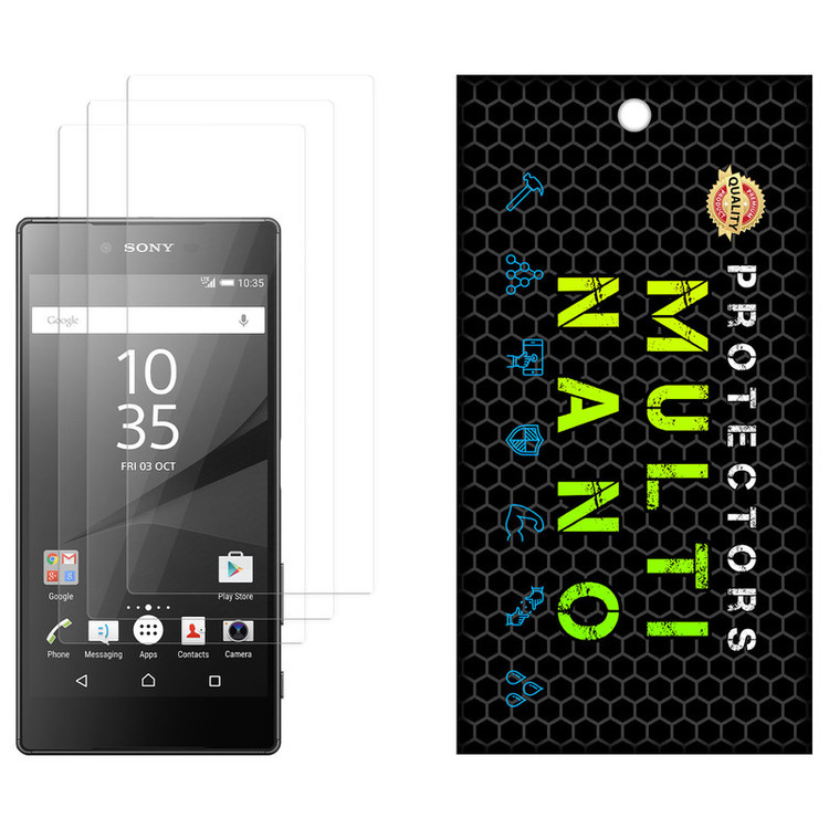 محافظ صفحه نمایش مولتی نانو مدل X-S3N مناسب برای گوشی موبایل سونی Xperia Z5 Premium بسته سه عددی