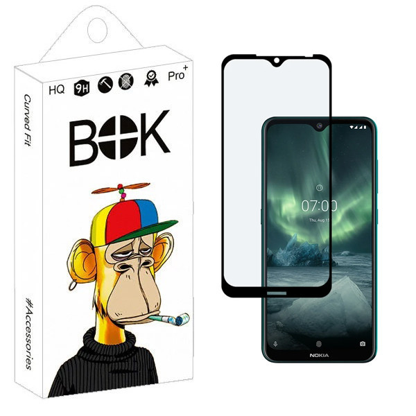 محافظ صفحه نمایش بوک مدل Thin Full مناسب برای گوشی موبایل نوکیا 6.2