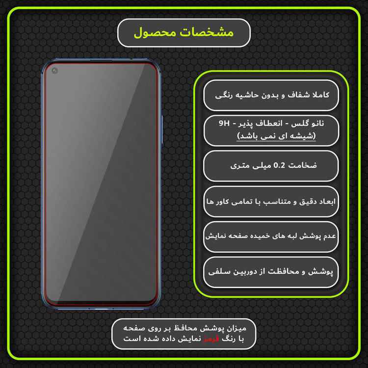 محافظ صفحه نمایش مولتی نانو مدل X-S2N مناسب برای گوشی موبایل آنر 20S بسته دو عددی
