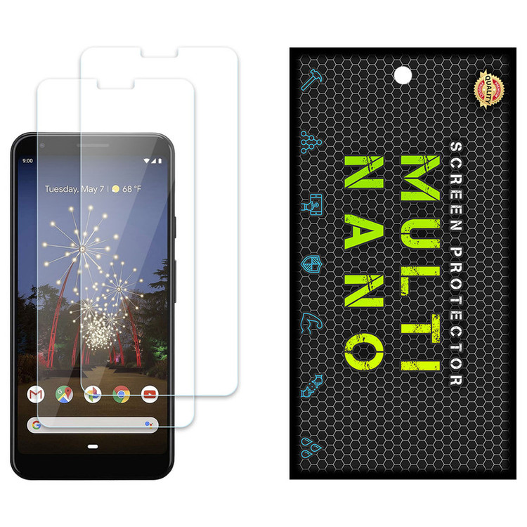 محافظ صفحه نمایش مولتی نانو مدل X-S2N مناسب برای گوشی موبایل گوگل Pixel 3A XL بسته دو عددی