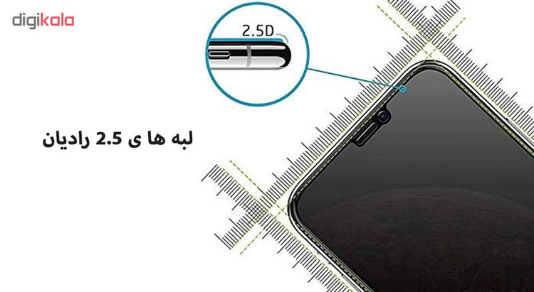 محافظ صفحه نمایش حریم شخصی تراستکتور مدل PSP مناسب برای گوشی موبایل اپل iPhone 11 Pro