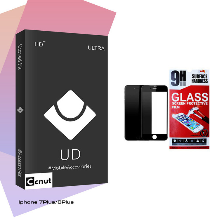 محافظ صفحه نمایش کوکونات مدل UD Black مناسب برای گوشی موبایل اپل Iphone 7Plus/8Plus