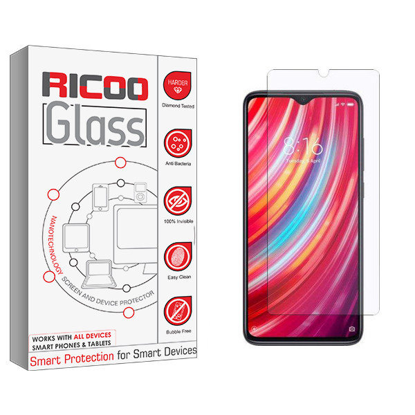 محافظ صفحه نمایش ریکوو مدل +HD مناسب برای گوشی موبایل شیائومی Redmi Note 8