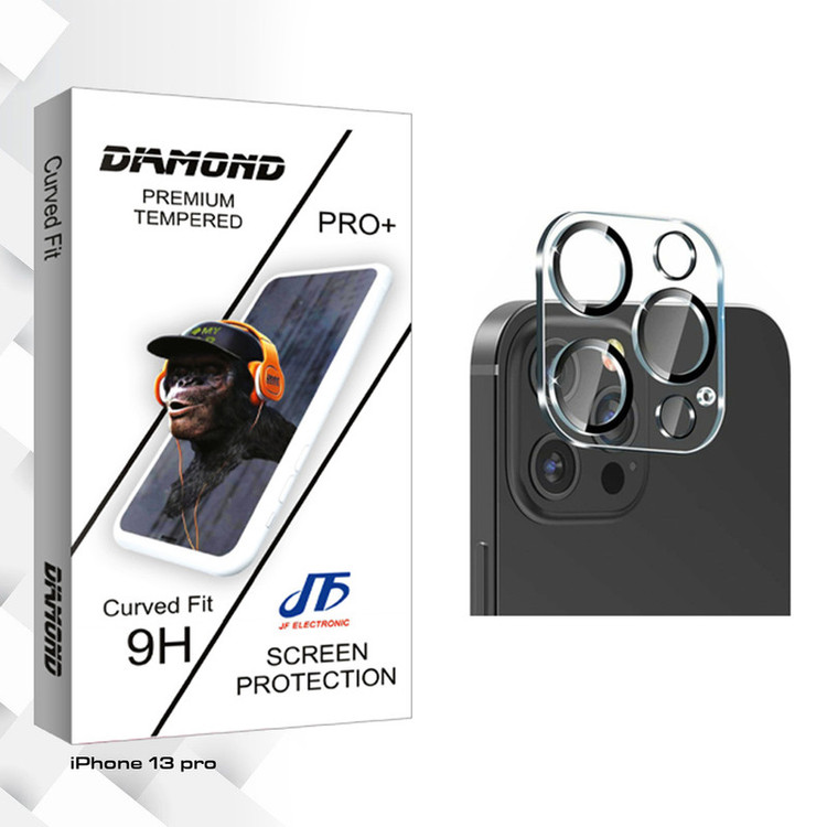 محافظ لنز دوربین جی اف مدل Diamond Glass FLL مناسب برای گوشی موبایل اپل iPhone 13 pro